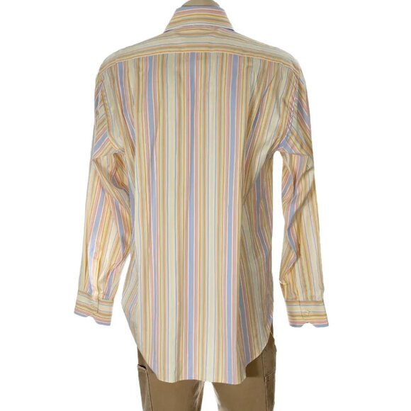 Etro Milano Cotton Button Down Shirt Sz M (41) Italy NWT $245 - Picture 4 of 5